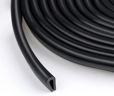34.8Ft Rubber U Channel Edge Trim Door Seal Strip Fits Edge up to 1/16 Inch