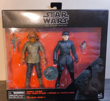 Star Wars Black Series 2pack Admiral Ackbar & First Order Officer tru New