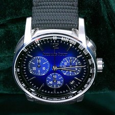 Audemars Piguet Code 11.59 Chronograph Smoked Blue Strap MINT FULL SET 26393BC 8