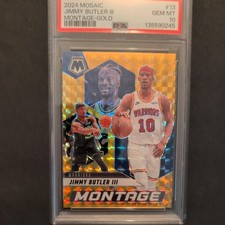 POP 1 - PSA 10 Panini Mosaic - Montage Jimmy Butler #13 GOLD  /10 Prizm 