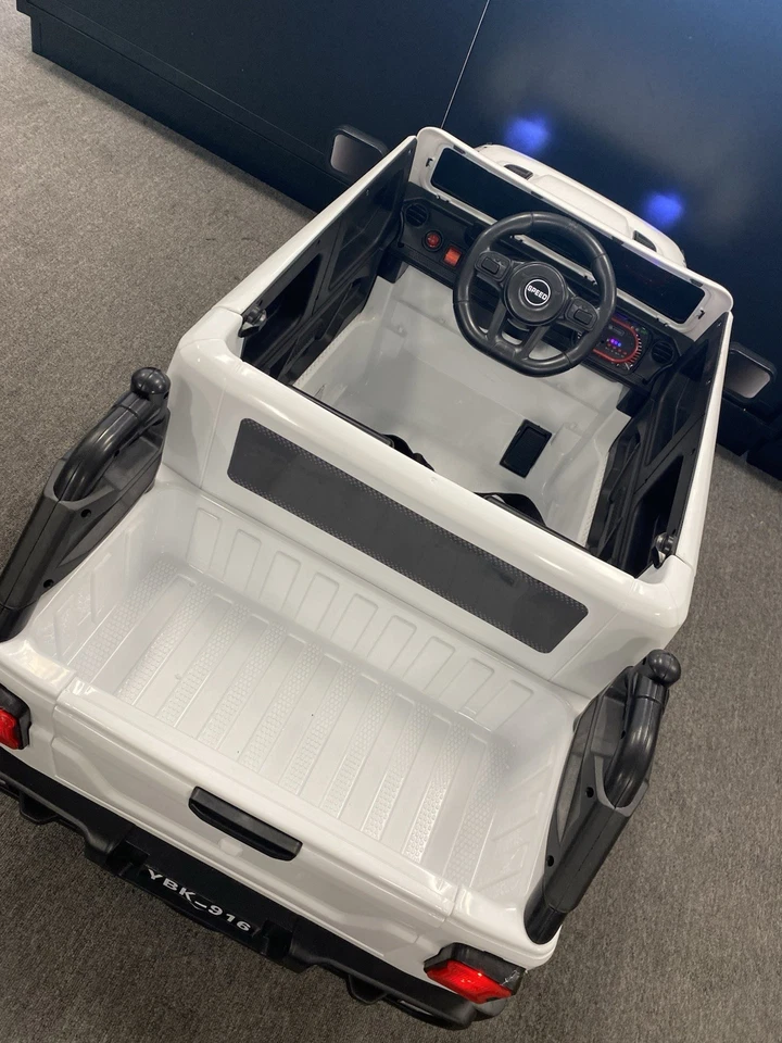 Ruedas eléctricas para niños de 12 V coche paseo en coche eléctrico camión con pilas con control remoto Foto 4 de 4