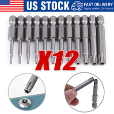 Security Torx Bit Set  Hex Key Allen Bit Set - For Power Drill  Impact Driver