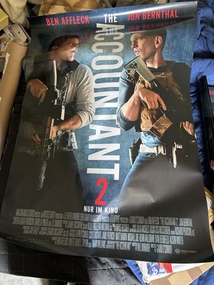 The Accountant 2 Filmplakat groß A0 118 x 84 cm Letztes Plakat