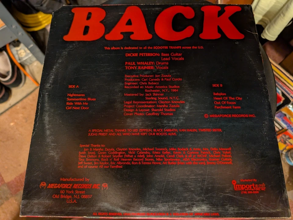 Blue Cheer The Beast Is... Vinyl Lp (Cut Promo) - Image 2 of 4