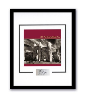 U2 DECEMBER XXVII Dublin 1227 オリジナル盤 レア！ U2 Bono Autographed Signed 11x14 Framed Photo The Unforgettable