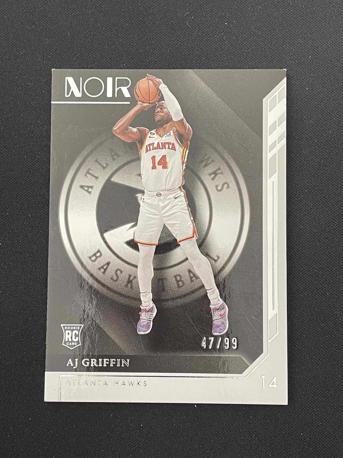 AJ Griffin 2022-23 Panini Noir Base Rookies Association Edition /99 #164