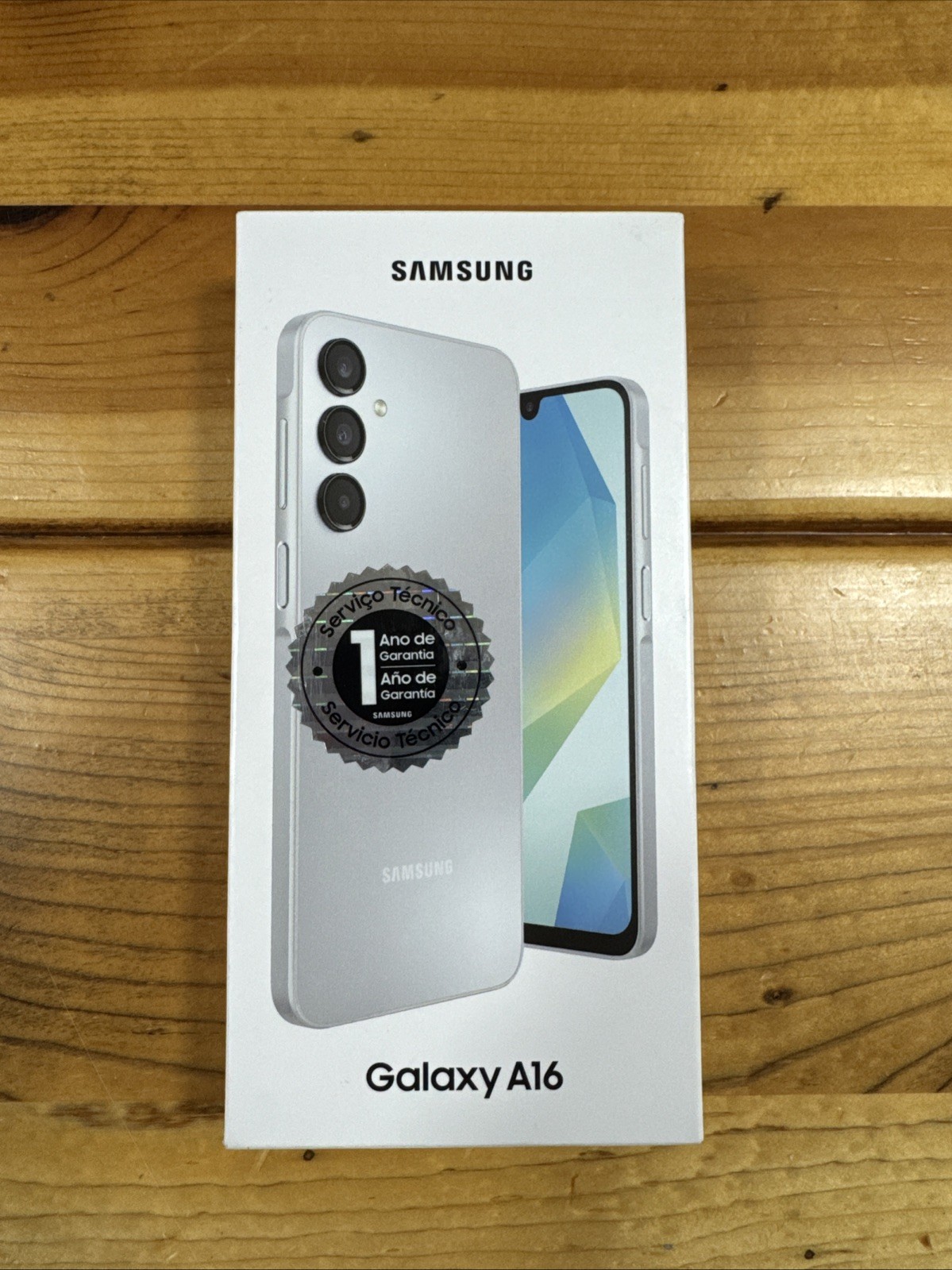 Pioneering Brand new Samsung Galaxy A16 smartphone, dual SIM, factory unlocked GSM, 4GB RAM, 128GB storage, gray color