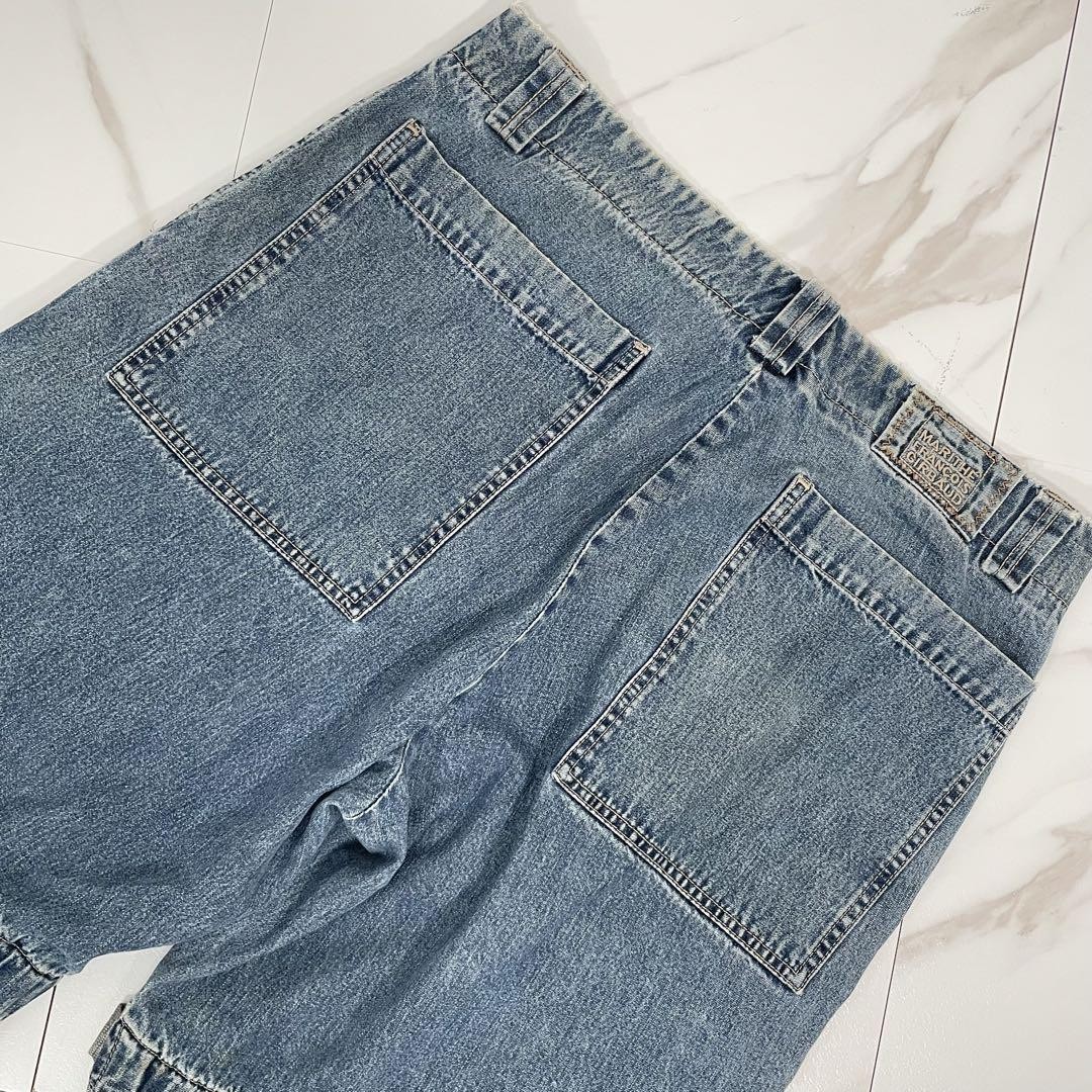 MARITHE FRANCOIS GIRBAUD Shuttle Pants Gray XL Denim Blue | eBay