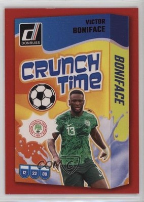 2024-25 Panini Donruss FIFA Crunch Time Red Victor Boniface #15 1l6l