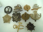 Great collection of metal military cap badges    NICE JOB LOT   mixed regiments
