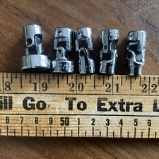 MAC Tools MU 1/4" Dr Universal Swivel Socket Set 5pc Made in the USA