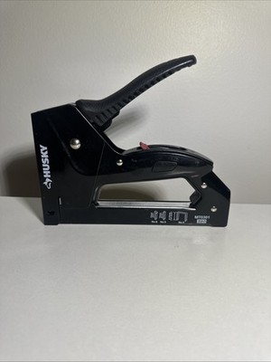 Husky Staple Gun Stapler 3-IN-1 Staple Gun MT0301 089-221, Black