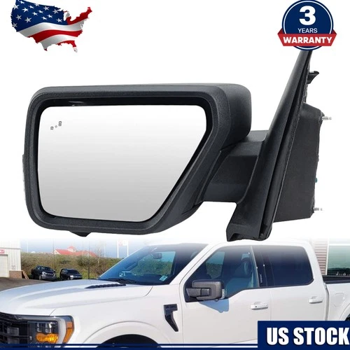 Left Driver Side For Ford F150 F-150 2021-2024 Turn Signal Door Mirror Camera