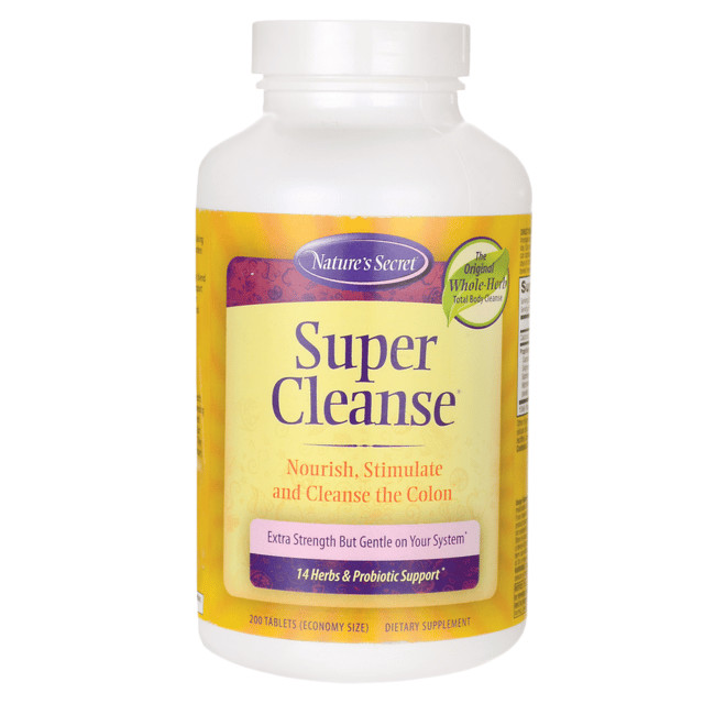 Natures Secret Super Cleanse 200 таблеток