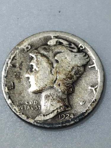 1924 S Mercury Dime - Very Good Condition
