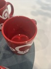Waechtersbach Mug Set Of 7 Red White Hearts Germany — photo 7
