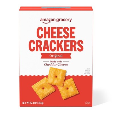 Amazon Grocery, Original Cheese Crackers, 12.4 Oz Ounce (Pack of 1) 