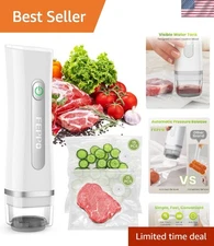 Innovative Wireless Vacuum Sealer with Easy Detachable Tank - Outdoor Ready