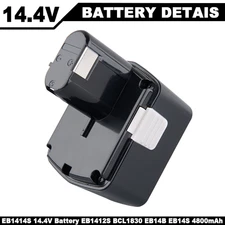 New EB14B Battery for Hitachi 4.8Ah 14.4 Volt EB1414S 315128 DS14DVF3 EB1412S