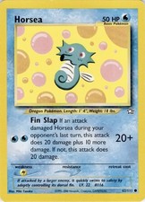 Horsea 62/111 Common Neo Genesis Pokemon Unlimited Lightly Played on eBay