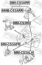 Support moteur Mitsubishi LANCER