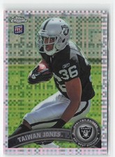 Taiwan Jones 2011 Topps Chrome X-Fractor #61 Oakland Raiders RC