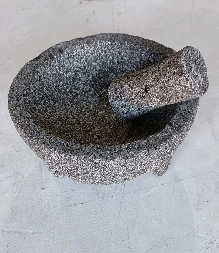 Lava Mortar and Pestle Set 8 Made In Mexico Natural Stone