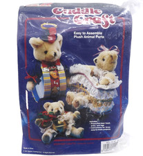 Cuddle Craft Bear Animal Parts Kit 9721 Medium Cream Plush Westrim Head Arm Leg