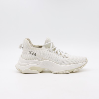 Steve Madden Damen Sneaker Weiß Größe UK 5 Synthetik Freizeitschuhe