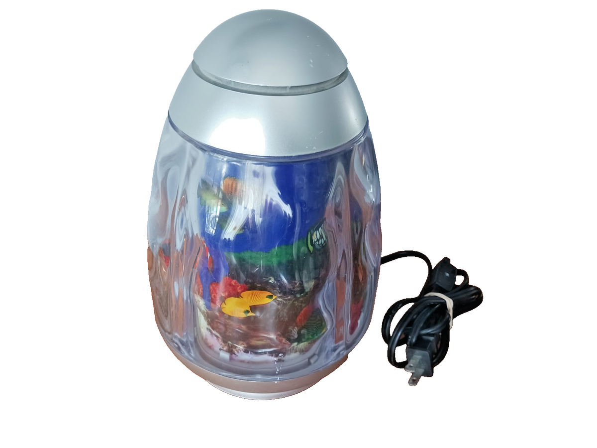 VTG Rabbit Tanaka Y2k Rotating Tropical Fish Aquarium Motion Lamp