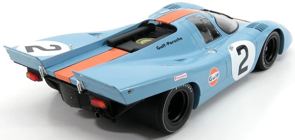 1/12 Scale Porsche 917 1970 Daytona Winner #21 GULF Diecast Car by Minichamps - Image 2 of 4