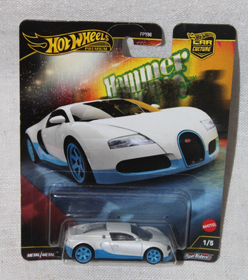 Hot Wheels Car Culture ''Hammer Drop'' Bugatti Veyron 1:64 Diecast Model Car