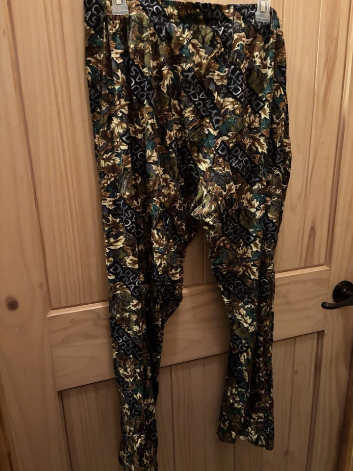 Pantalones de salón Duck Dynasty para adultos talla XL camuflados pantalones de pijama 100 % algodón Foto 4 de 4