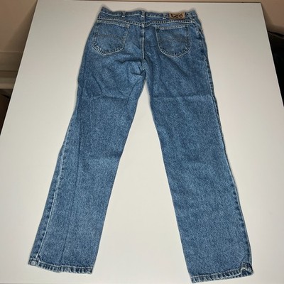 90s Vintage Lee Jeans Men's 36x32 Blue Denim USA | eBay