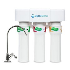 Aquasana Under Sink Water Filter System - Reduces PFAS, Lead, & Chlorine in...