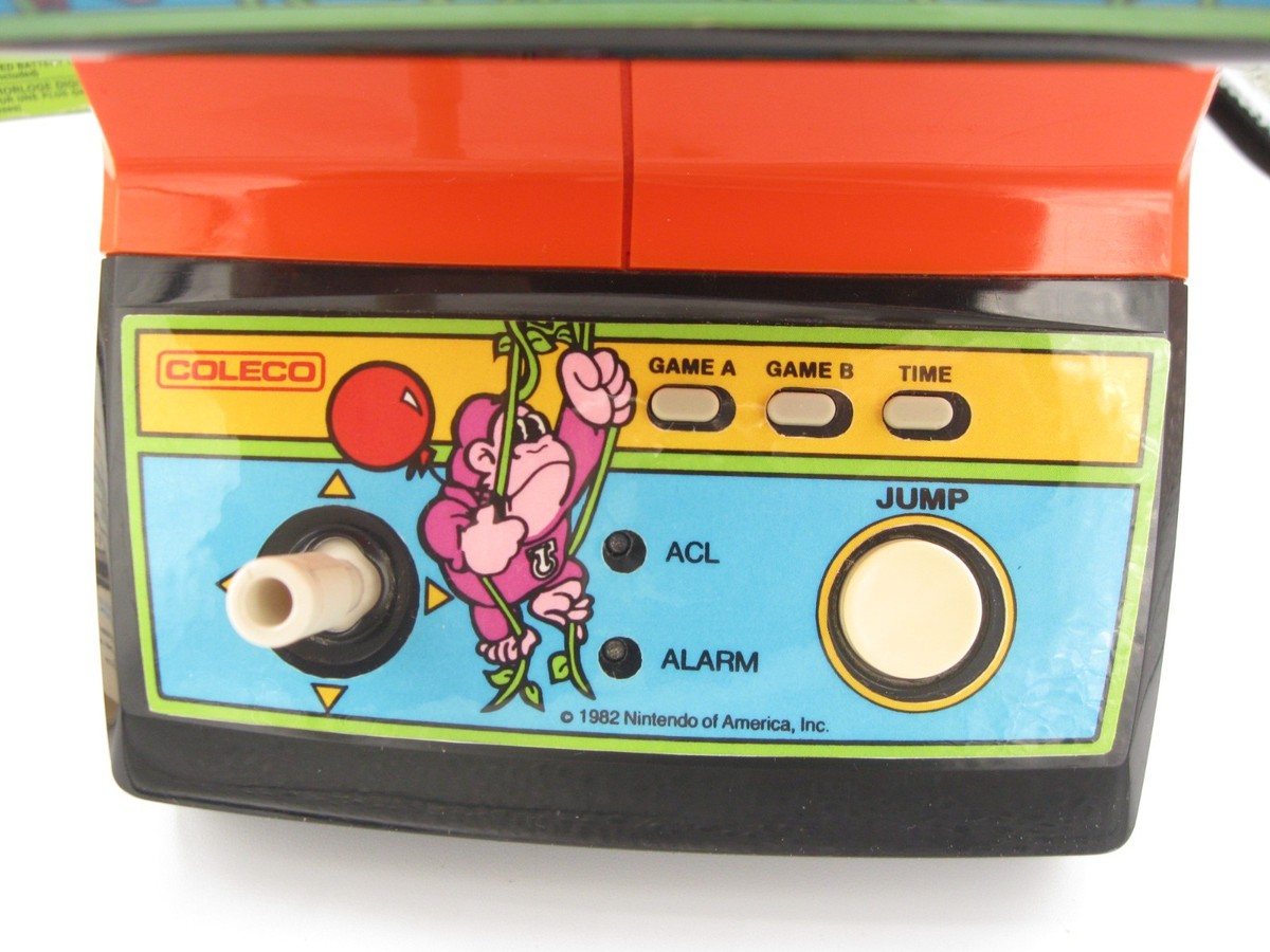 Vintage Donkey Kong Junior Jr COLECO Tabletop Mini Arcade Video