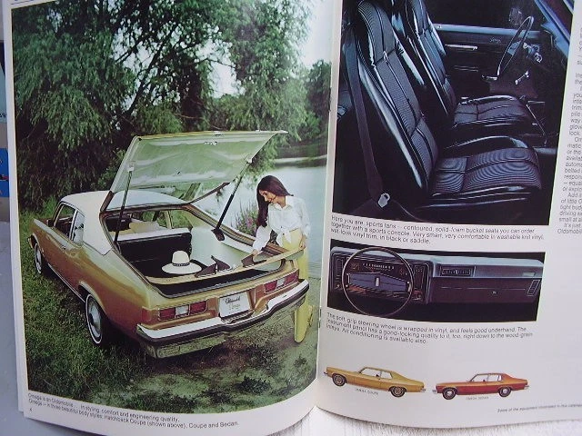 Oldsmobile Omega 1974 folleto original envío gratuito Foto 3 de 4