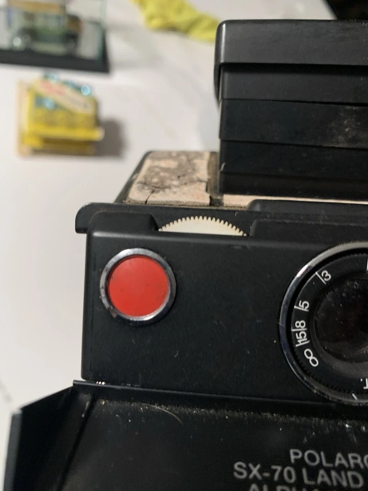 ¡Poloraid desplegable raro de colección! Cámara terrestre SX-70 Alpha 1 modelo 2! Foto 4 de 4