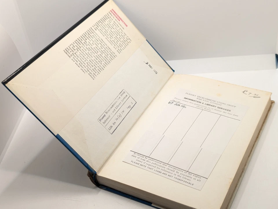 Semi-Conductor Memories Jerry Eimbinder 1971 First Edition Computer Science Book - Image 3 of 4