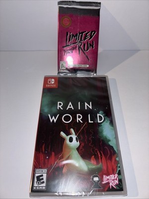 NEW RAIN WORLD U.S. ESRB  & LIMITED RUN GAMES TRADING CARD BOOSTER PACK SWITCH!