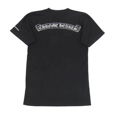 CHROME HEARTS Scroll Label Logo Print T-Shirt mens black A