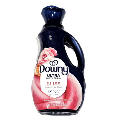 Downy Ultra Soft + Fresh Bliss Sparkling Amber & Rose Fabric Softener 38oz