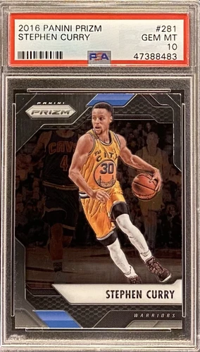 2016 Panini Prizm #281 STEPHEN CURRY Gem Mint PSA 10