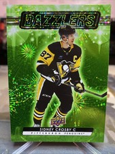Sidney Crosby #DZ-75 2023-24 Upper Deck Dazzlers (Green) Pittsburgh Penguins