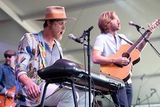 Zach Chance Jonathan Clay of Jamestown Revival perform at Zilker P- Old Photo 1