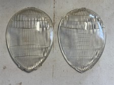 Pair Used Ford Script Original Oem 1937 Ford Headlamp Lens Headlight