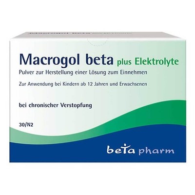 Macrogol beta plus Elektrolyte Pulver  · 30 St · PZN 15391532