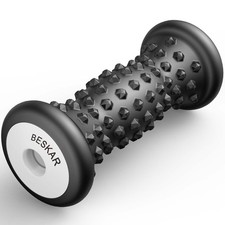 BESKAR Foot Massage Roller for Plantar Fasciitis Relief, Portable Reflexology...