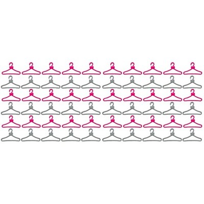 120 PCs Mini House Kleidung Kleiderbügel Dolly Kleiderbügel Puppenkleiderbügel