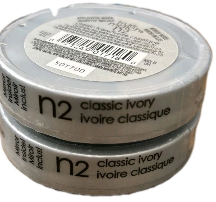 2x L'Oreal True Match Super Blendable Powder N2 Classic Ivory Sealed - Image 3 of 3